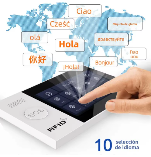 Sistema de alarma inalámbrico antirrobo para hogar con WiFi, Tuya 4G, ideal para casa, apartamento o oficina.